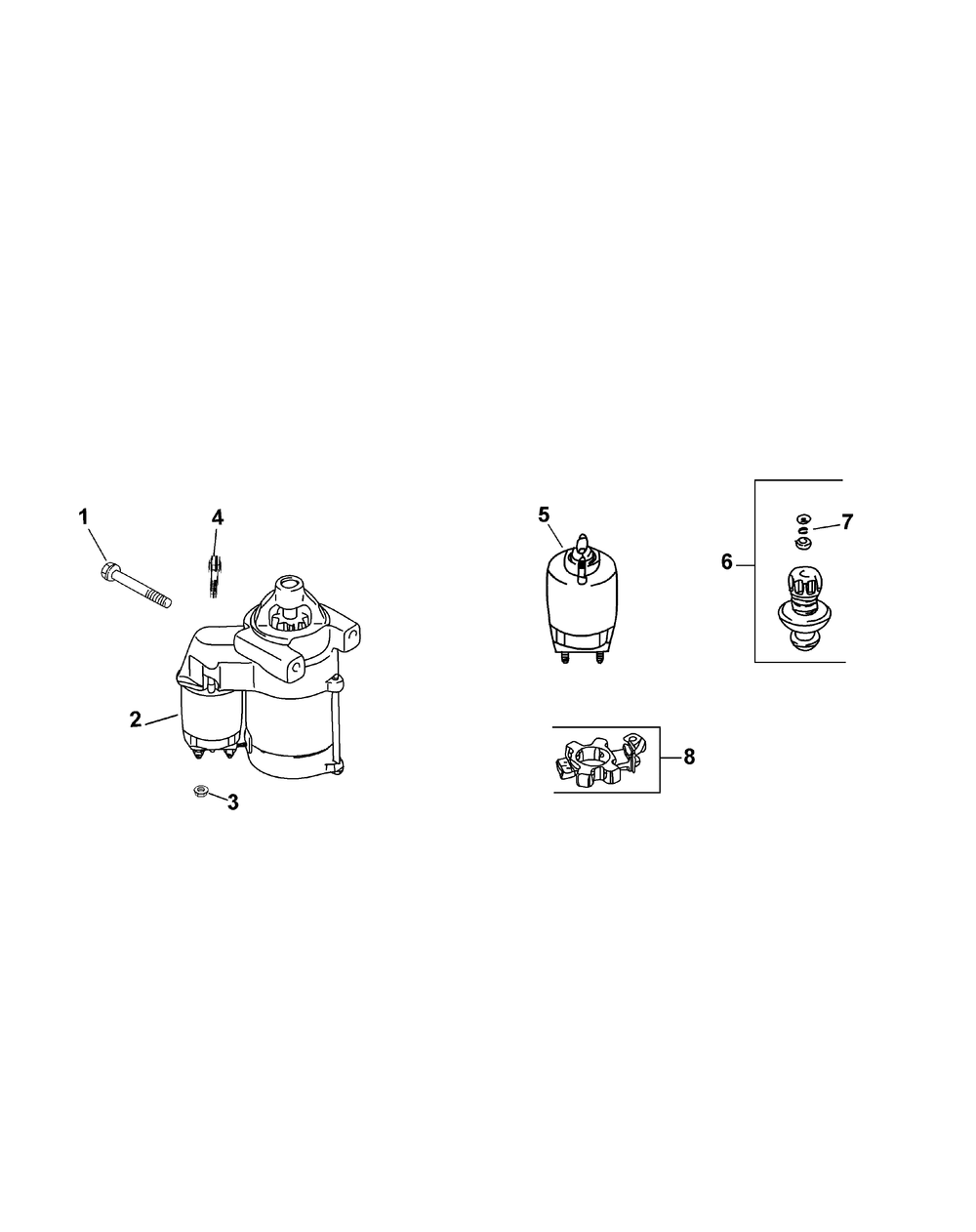 Cv18s-61573 Starting System Diagram and Parts List for M48-KHS 53AB5B5M150-18-HP Cub Cadet Lawn Tractor